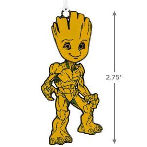 New! Marvel Groot Metal & Enamel Hallmark Ornament Guardians of the Galaxy